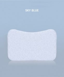 Silicon Foam Pillow for Baby nature-cotton material SKY-BLUE