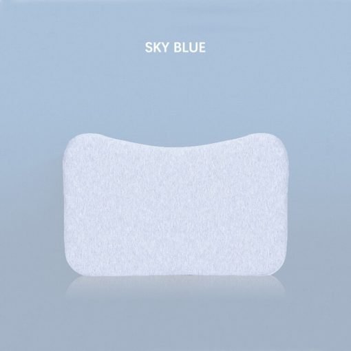 Silicon Foam Pillow for Baby nature-cotton material SKY-BLUE