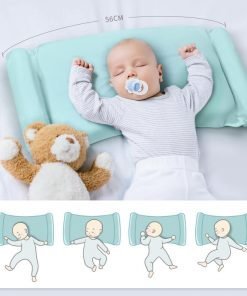 Silicon Foam pillow for baby head shape of newborn detail show