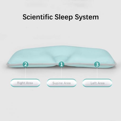 Silicon Foam pillow for baby head shape of newborn function show