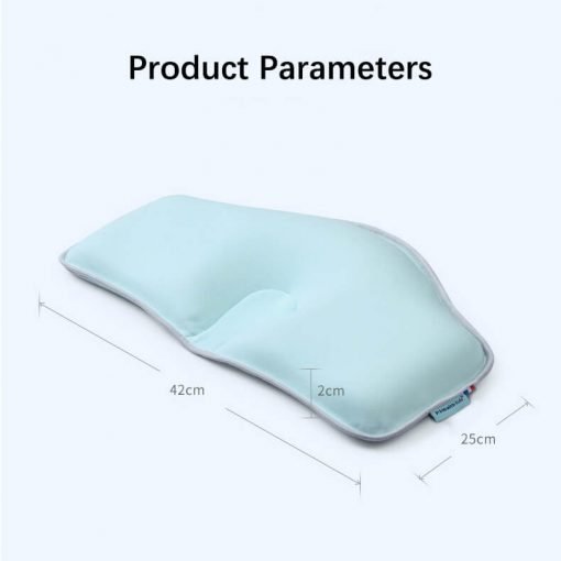 Silicon Foam pillow for baby head shape of newborn size show